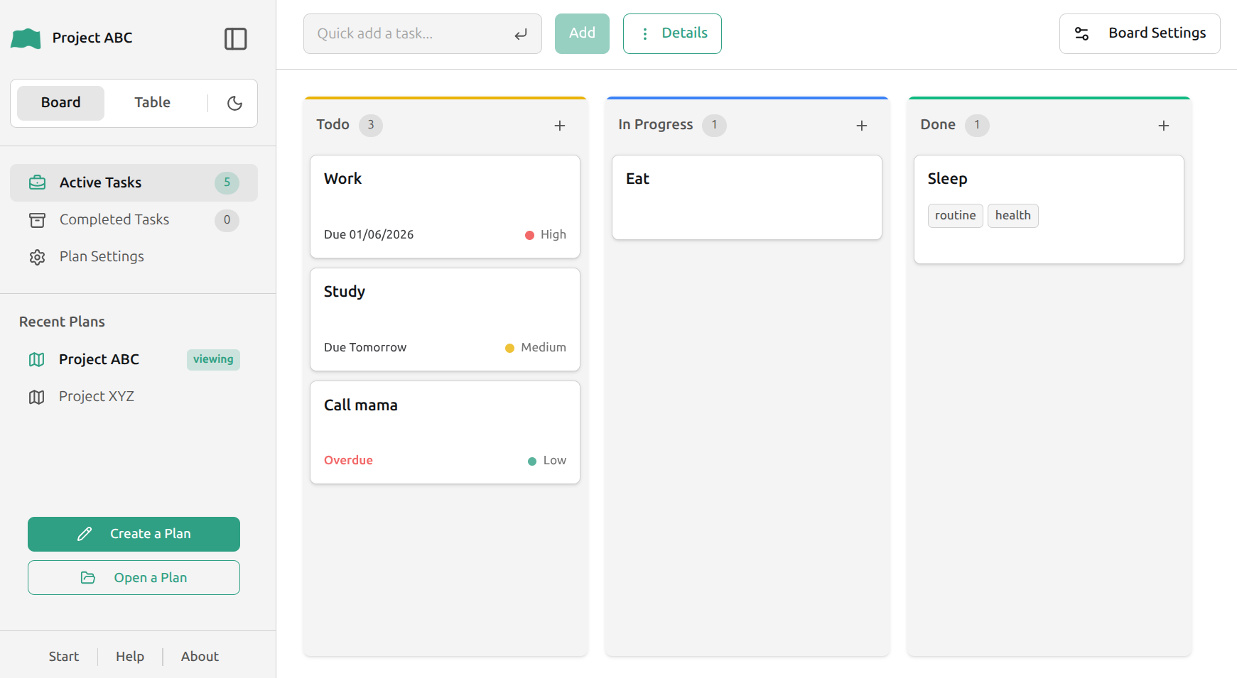 Kanban View